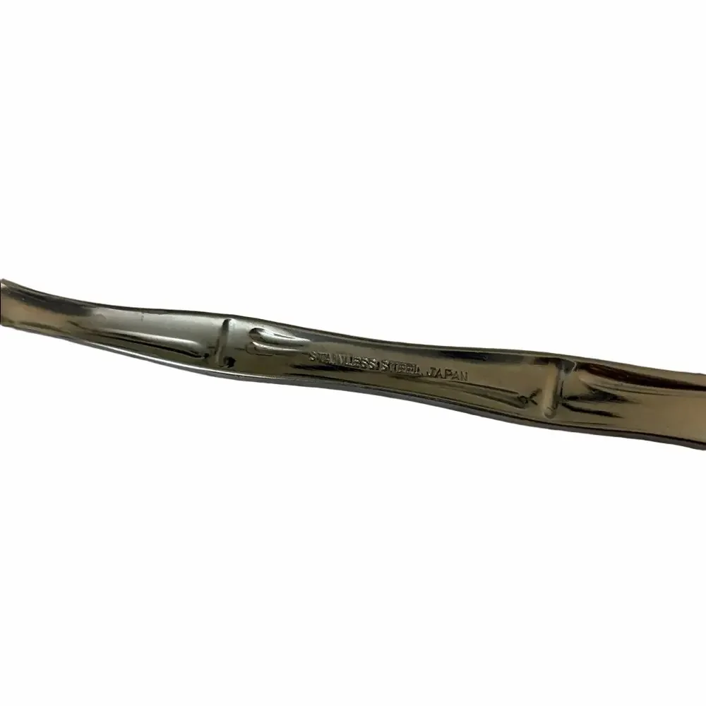 Towle Supreme Cutlery Bamboo Bright finish stainless steel slotted pie server9.5